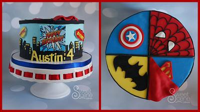 Superhero cake - Cake by Sweet Scene Cakes