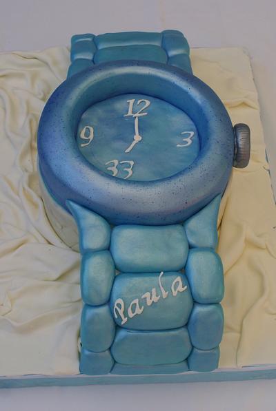 Blue watch - Cake by Lia Russo