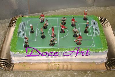 Soccer cake - Cake by Magda Martins - Doce Art