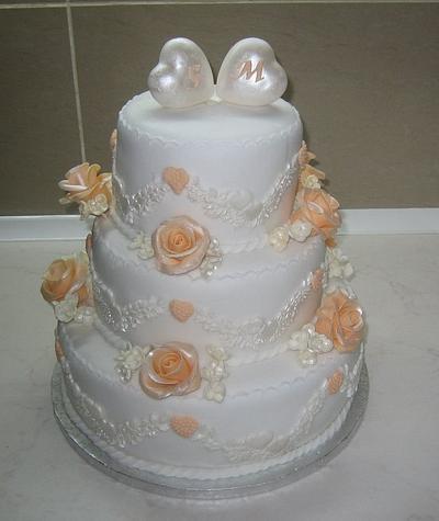 wedding cake - Cake by elamaslakova