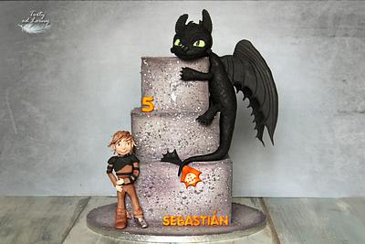 HOW TO TRAIN YOUR DRAGON - Cake by Lorna