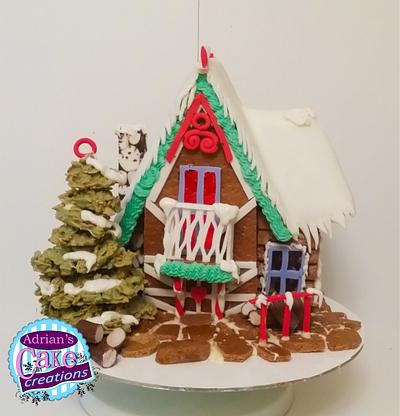 Xmas Gingerbread House - Cake by realdealuk