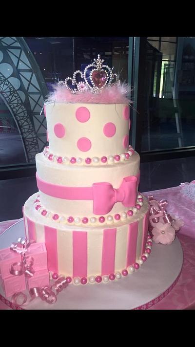Pink Babyshower Cake - Cake by Tonya