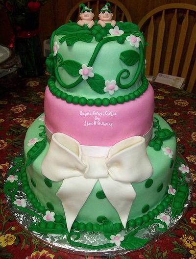Two Peas in a Pod - Cake by Sugar Sweet Cakes