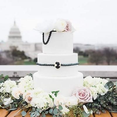 Classic Wedding Elegance  - Cake by Tiffany DuMoulin