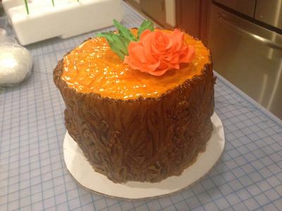 Tree Stump Cake (Another one...) - Cake by Joliez