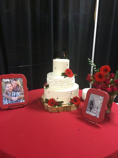 Jennifer and Josh - Cake by Laura Willey