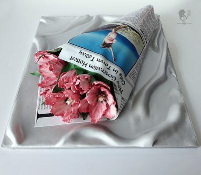 Tulips bouquet - Cake by Antonia Lazarova