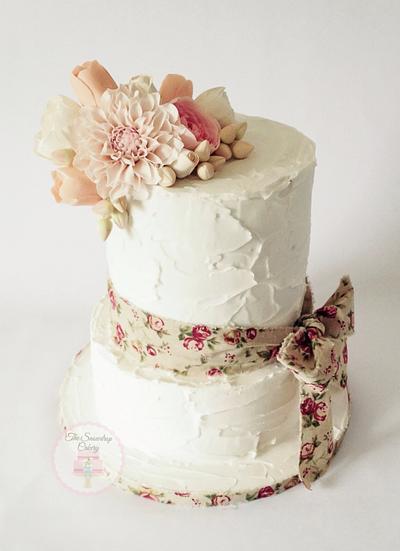 Rustic Vintage - Cake by The Snowdrop Cakery