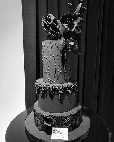 Wedding black  - Cake by Flavia 