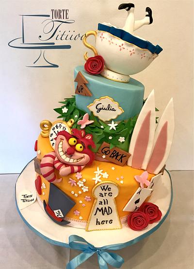 Alice in Wonderland - Cake by Torte Titiioo