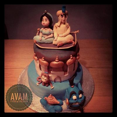 aladdin birthday cake - Cake by Lisa Abauzit