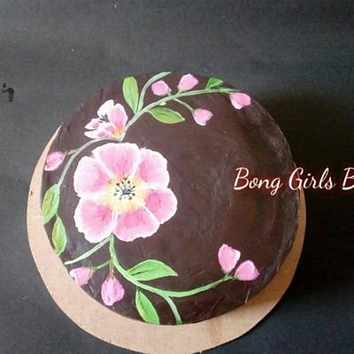 Floral Beauty - Cake by aayotee mukhopadhyay