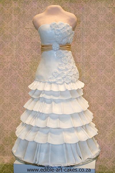 Wedding Dress Cake - Cake by Edible Art Cakes