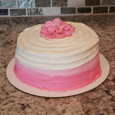 Mini Hombre ribbon cake - Cake by TheUnicornHorn