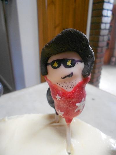 Elivs Presley cake pop - Cake by dfgdg