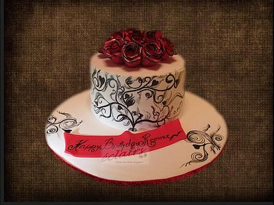 Red Roses - Cake by Anu