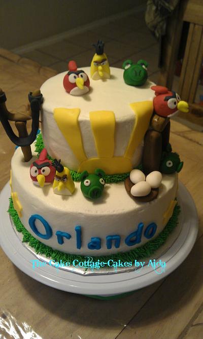 Angry Birds - Cake by Aida Martinez