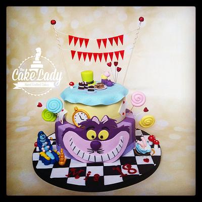 Alice in Wonderland - Cake by The Cake Lady