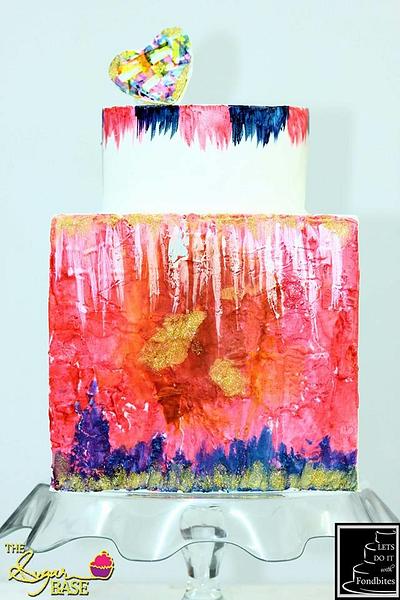An Abstract Fantasy - Cake by Snehithi Jambulingam