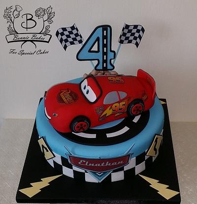 Lightning McQueen  - Cake by Bonnie Bakes UAE