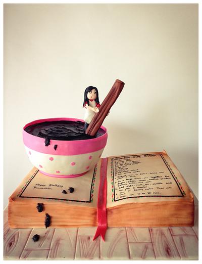 Recipe Book Cake - Cake by Homebaker