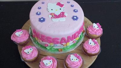 Hello kitty cake!!!!! - Cake by DeliciasGloria