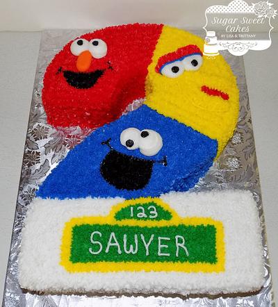 Sesame Street - Cake by Sugar Sweet Cakes