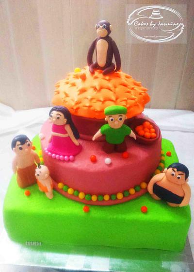 cartoon character chota bheem and gang - Cake by cakes by jasmine 