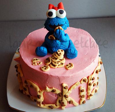 Cookie Monster Cake - Cake by Laura Dachman