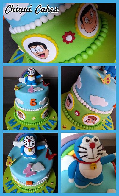 Doraemon and friends - Cake by ChiquiCakes