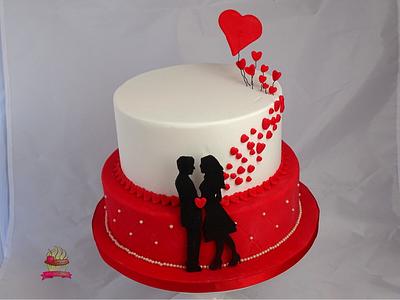 Valentine- Cake - Cake by Danis Sweet Dreams