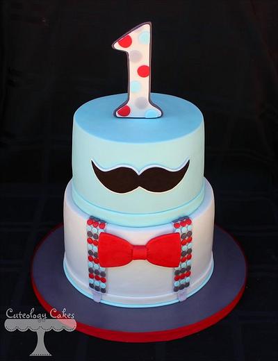 Little Man Cake  - Cake by Cuteology Cakes 