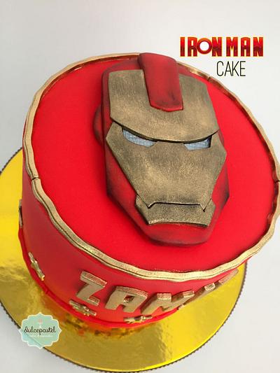 Torta Iron Man - Cake by Dulcepastel.com