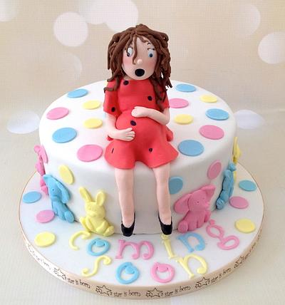 'Coming Soon' Baby Shower cake - Cake by Yvonne Beesley