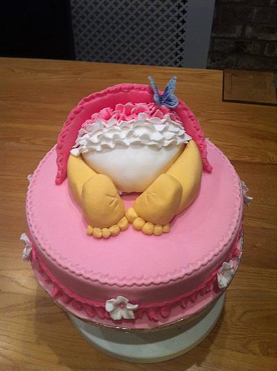 Baby Shower Cake - Cake by Sarah Al-Masrey