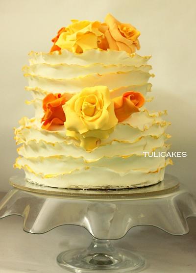 Golden line - Cake by Tulicakes