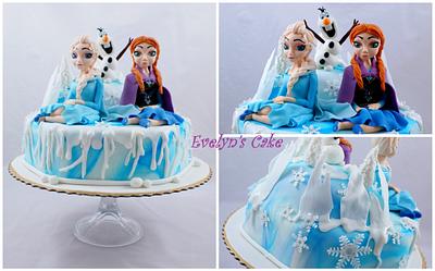 Frozen cake - Cake by EvelynsCake
