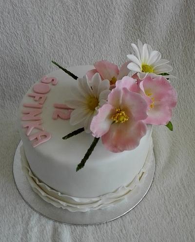 With flowers - Cake by Anka