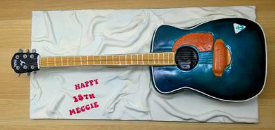Acoustic Guitar - Cake by Sarah Poole