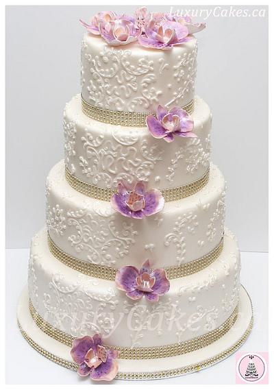 Moth orchid wedding cake - Cake by Sobi Thiru