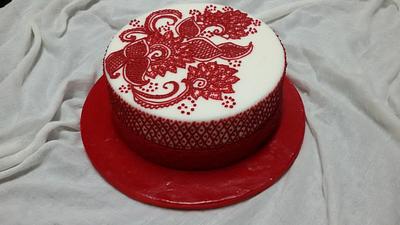  Red & White. - Cake by Sato Seran