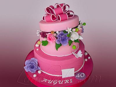 Gift box cake - Cake by Serena Galli