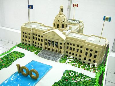 Legislature Building Edmonton, Canada - Cake by Cake Couture - Edible Art
