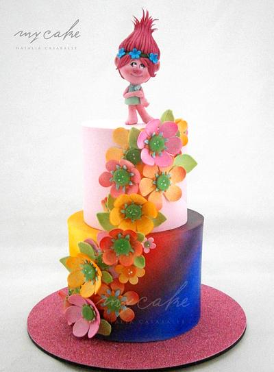 Trolls princess poppy - Cake by Natalia Casaballe