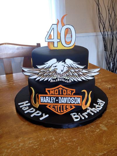 Harley Davidson Cake - Cake by Emily Foley