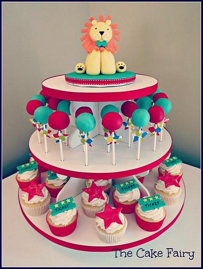 Circus treat tower donation - Cake by Renee Daly