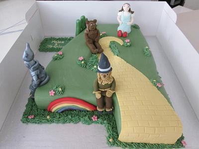 Follow the yellow brick road - Cake by starcakes86
