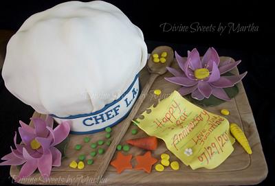 CHEF'S HAT cake - Cake by Martha Chirinos Teruel