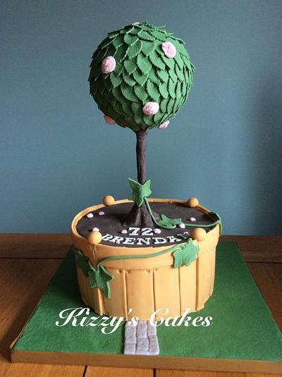Topiary in Planter cake - Cake by K Cakes